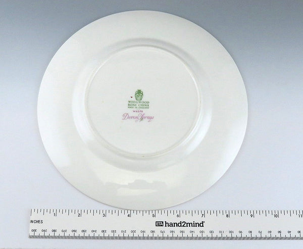 11 Wedgwood Devon Sprays Bone China Porcelain Salad Luncheon Plates 9"
