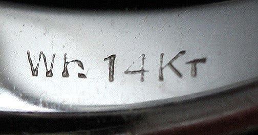 Eye Catching 14K White Gold Diamond Cluster Ring Size 6.5