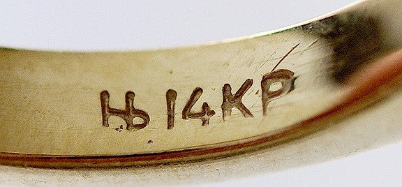 Gorgeous ~.35ct Diamond & 14k Yellow Gold Ring Classic Engagement Size 5.5