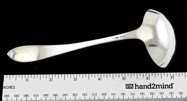 Antique Sterling Silver Arthur Stone Pointed End 1906 Gravy/Sauce Ladle 7 1/4"