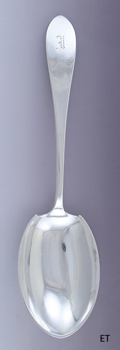 Fine Arthur Stone Sterling Silver Casserole Serving Spoon / Scoop F Mono