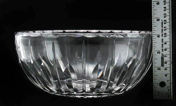 Vintage British Stuart Hampshire Cut Crystal Glass Centerpiece/Fruit Bowl 9 1/2"