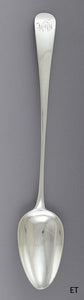 1801 English Georgian Sterling Silver Serving Spoon Peter Ann & William Bateman