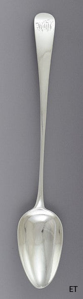 1801 English Georgian Sterling Silver Serving Spoon Peter Ann & William Bateman