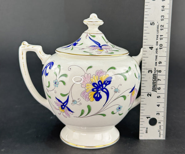 Coalport Pageant Pattern Porcelain Sugar and Creamer Set
