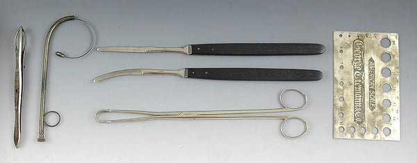 Superb 1864-1886 George Tiemann 29pc Surgeon's Urologic Set W/Rosewood Box