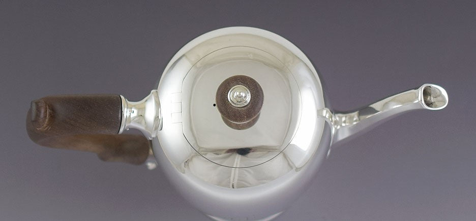 Georg Jensen 1255A Sterling Silver Early Georgian Repro c1720 Tall Coffeepot