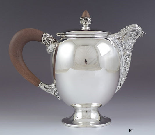 High Quality Peru Peruvian Sterling Silver Teapot Coffee Pot