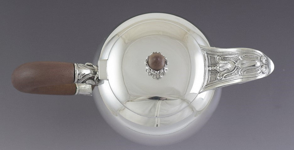 High Quality Peru Peruvian Sterling Silver Teapot Coffee Pot