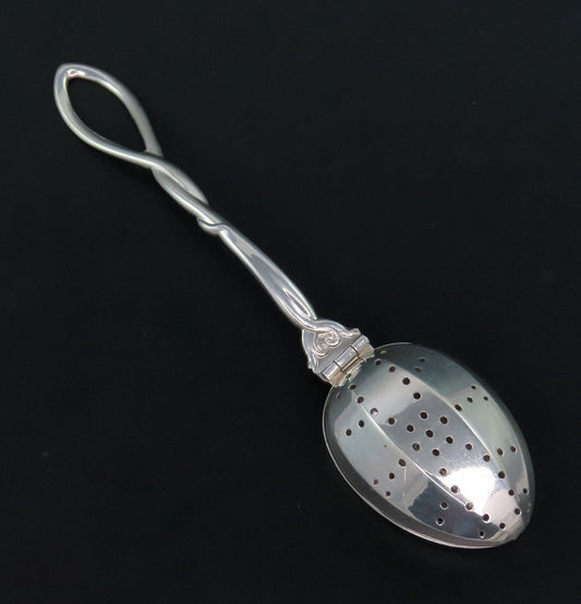 Nice Frank Whiting Sterling Silver Oval Round Tea Infuser 5 5/8 Inches