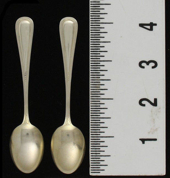 Fine set 11 Durgin New Standish Sterling Silver Demitasse Spoons "Irene"