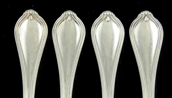 4 Antique Towle Paul Revere 1906 Sterling Silver Strawberry Fruit Forks