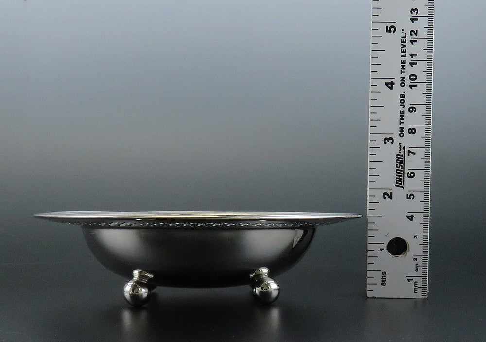 Beautiful Antique Tiffany Co Sterling Silver Pierced Rim Bowl Dish