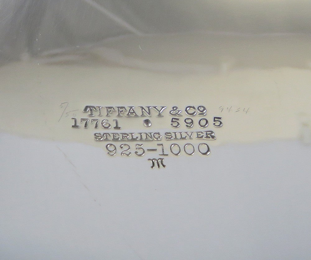 Beautiful Antique Tiffany Co Sterling Silver Pierced Rim Bowl Dish