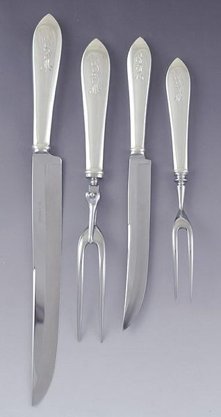 Fabulous Tiffany Co 117pc Sterling Silver Faneuil Flatware Serves 10