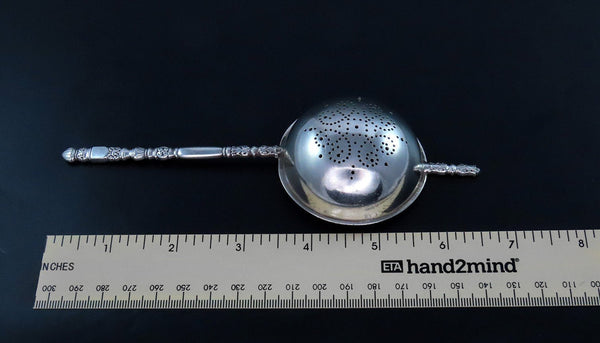 Gorgeous Tiffany Co Sterling Silver Tea Strainer No Mono 6 1/2 Inches