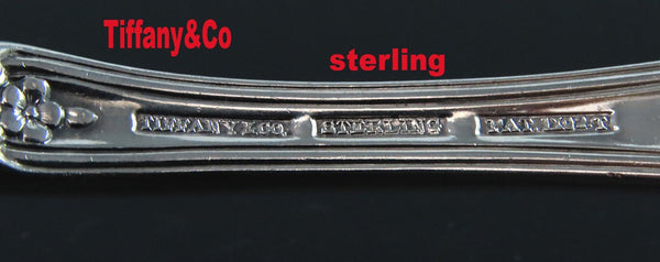 Fabulous Tiffany Co Richelieu Sterling Silver Serving Spoon No Mono 8 1/2"