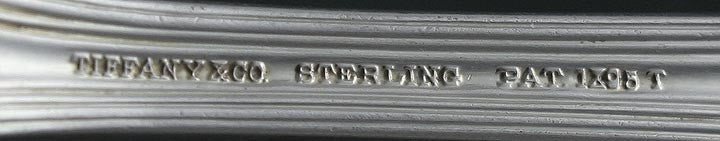Antique Pair Tiffany & Co Colonial Sterling Silver Table Place Spoons 8.5"
