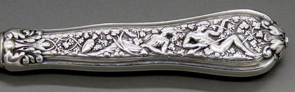 Antique Tiffany Co 1878 Olympian Sterling Silver Youth Knife