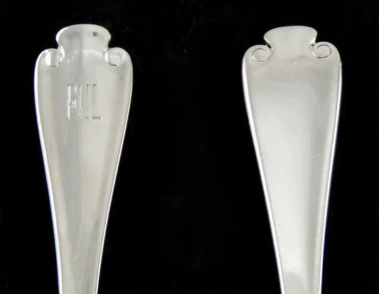6 Vintage Sterling Silver Tiffany & Co Flemish Salad/Dessert Forks