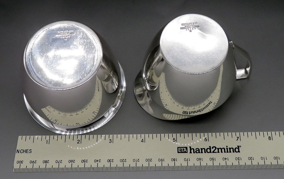 Tiffany & Co Art Moderne/Deco Sterling Silver Creamer Sugar Bowl NO MONO