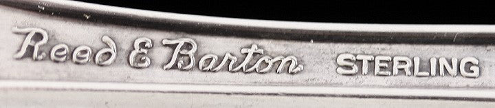 Vintage Reed & Barton Rose Cascade Sterling Silver Meat Serving Fork 8.5"
