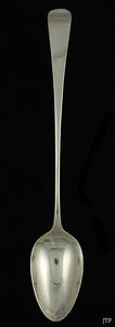 Antique 1787 English Sterling Silver Platter Stuffing Serving Spoon 11 3/4"