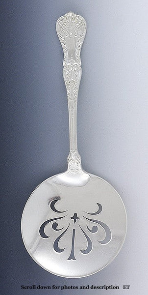 Antique Gorham King George 1894 Sterling Silver Pierced Tomato Server