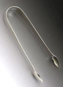 Antique 1809 Georgian English Sterling Silver Sugar Tongs NO MONO 19th Century