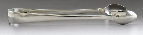 Antique 1809 Georgian English Sterling Silver Sugar Tongs NO MONO 19th Century