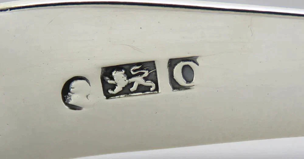 Antique 1809 Georgian English Sterling Silver Sugar Tongs NO MONO 19th Century