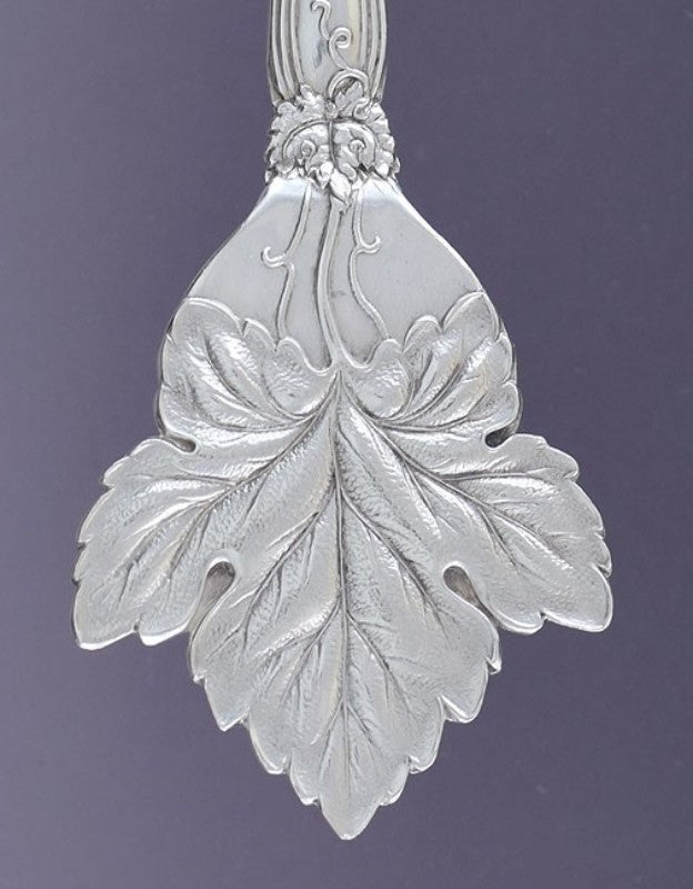 Rare Antique Int'l Sterling Silver Cloeta Grape Cluster Pastry Serving Tongs