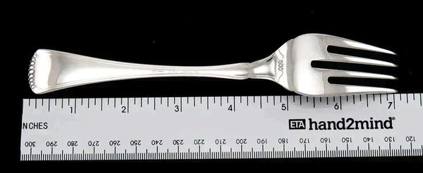 Fine Calegaro Perle Italian Sterling Silver Salad/Lunch/Dessert Fork 7”