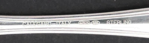 Fine Calegaro Perle Italian Sterling Silver Salad/Lunch/Dessert Fork 7”