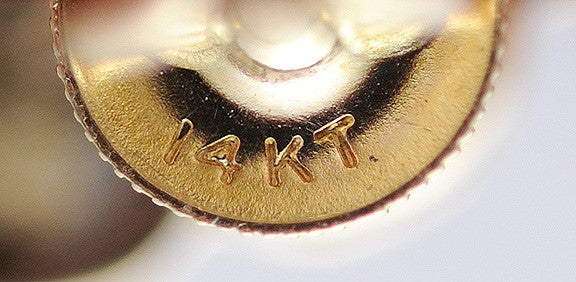 Ornate Victorian 14K Gold Orange Coral Earrings- Post Backs