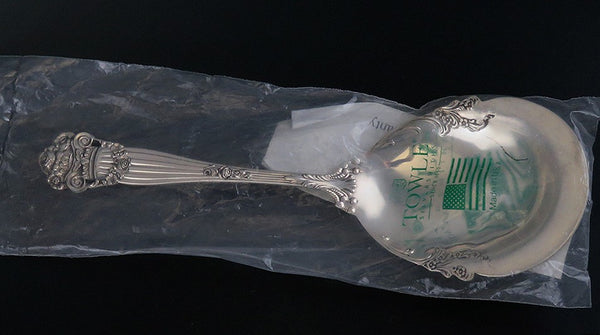 Mint New Towle Georgian Sterling Silver Large Bowl Serving Spoon 9 1/4"