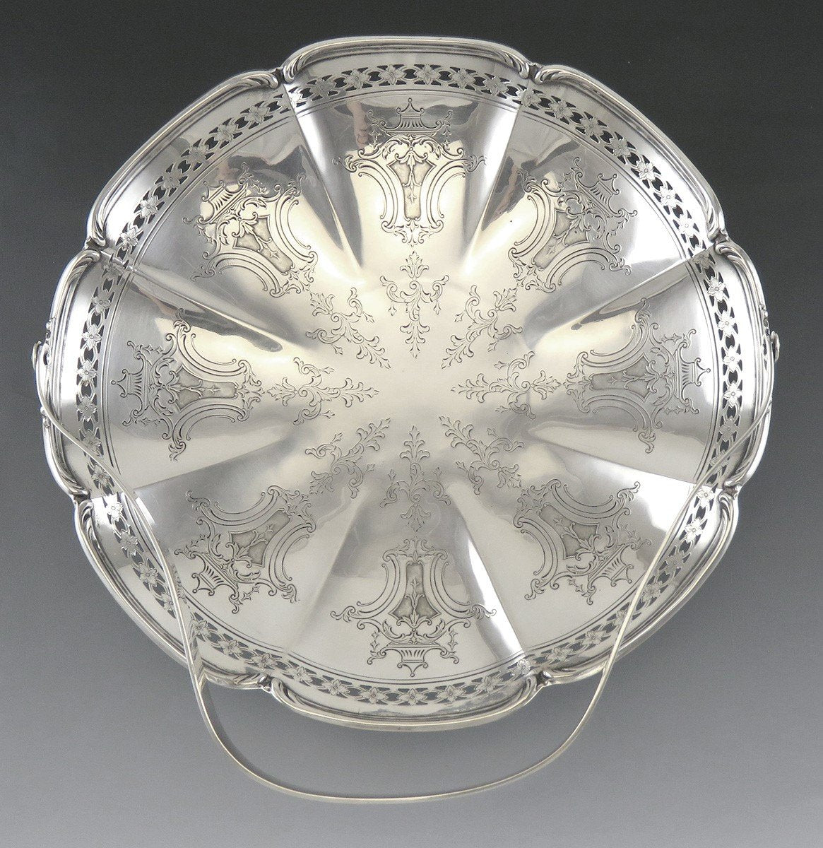 Vintage Sterling Silver Towle Fruit/Centerpiece Basket Engraved