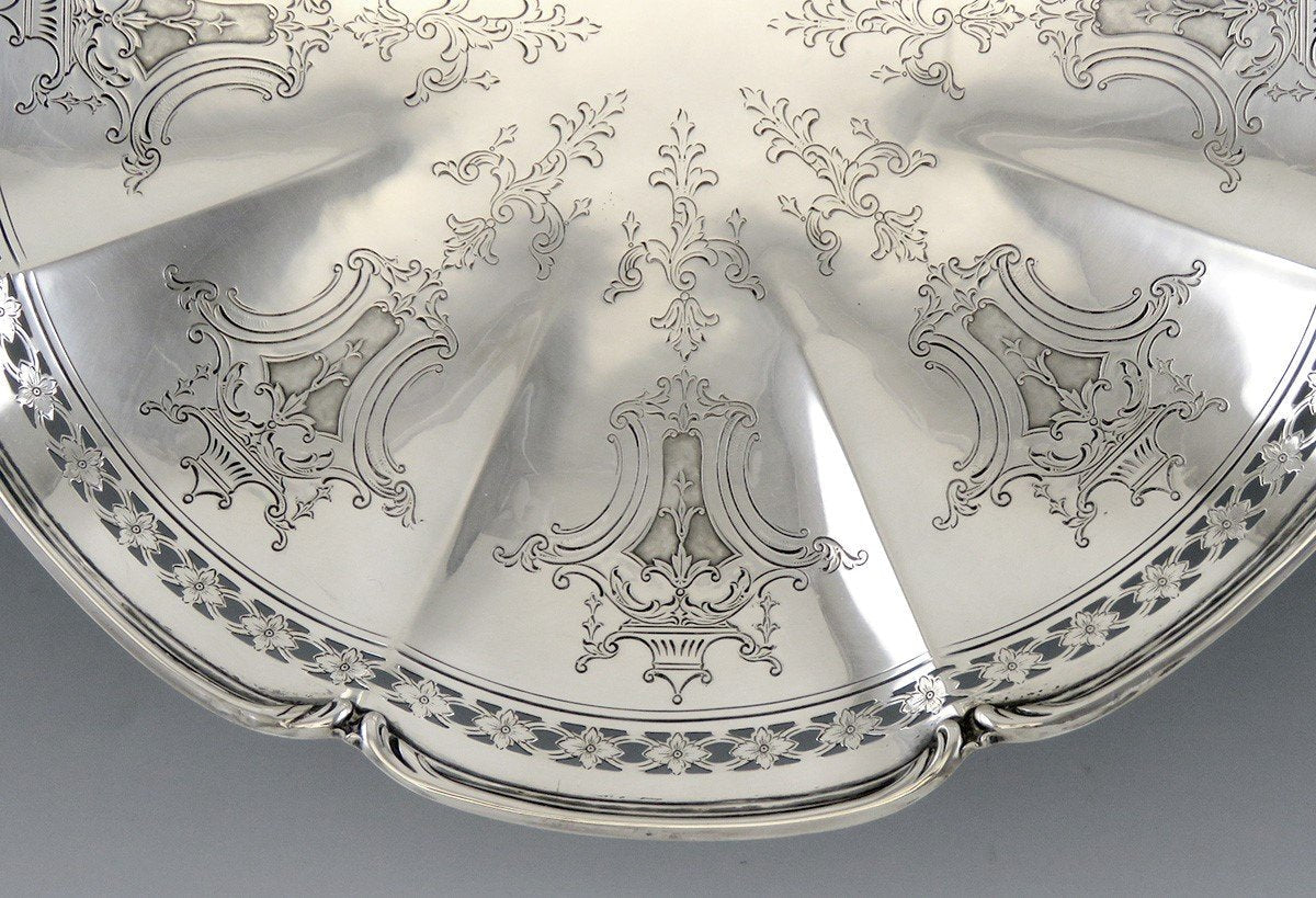 Vintage Sterling Silver Towle Fruit/Centerpiece Basket Engraved