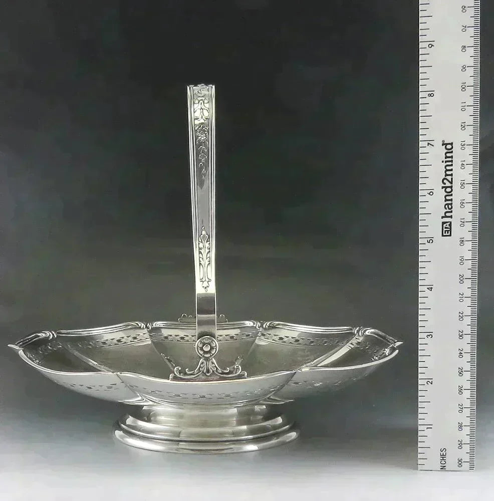 Vintage Sterling Silver Towle Fruit/Centerpiece Basket Engraved