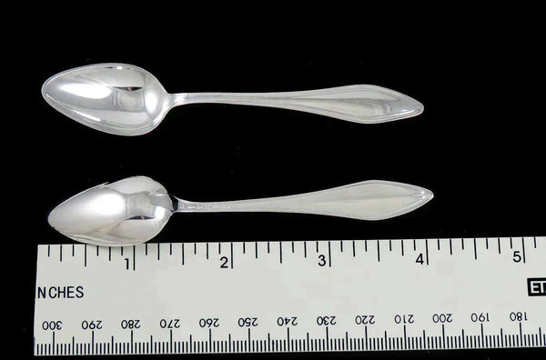 6 Antique Art Deco Sterling Silver Towle Mary Chilton 1912 Demitasse Spoons 4"