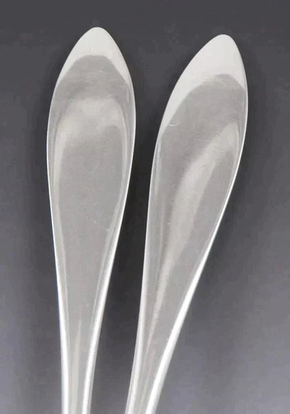 12 Vintage Towle Lafayette Sterling Silver Demitasse Spoons NO MONO 4 3/8"