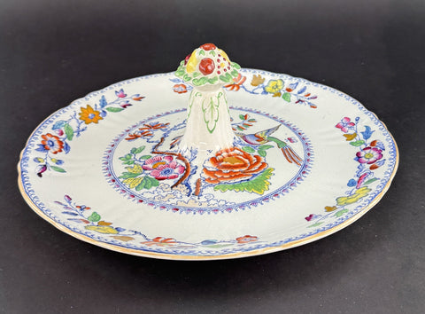 Rare c1920s Mason's Ironstone China Flying Bird 12" Centerpiece Serving Plate