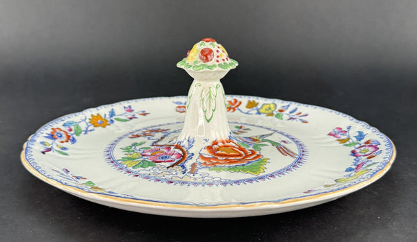 Rare c1920s Mason's Ironstone China Flying Bird 12" Centerpiece Serving Plate