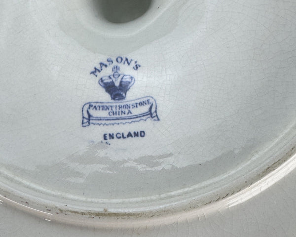 Rare c1920s Mason's Ironstone China Flying Bird 12" Centerpiece Serving Plate
