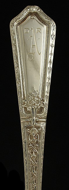 Vintage Towle D'Orleans Sterling Silver Fork Spoon Salad Serving Set