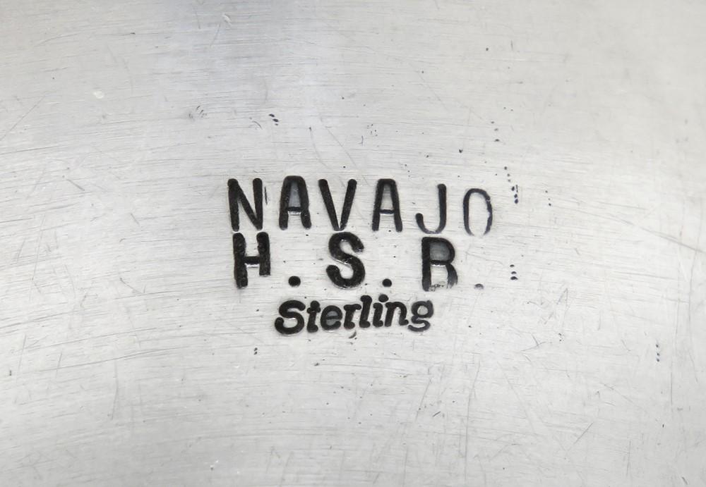 Navajo Native American Howard Begay Sterling Silver Turquoise Bracelet