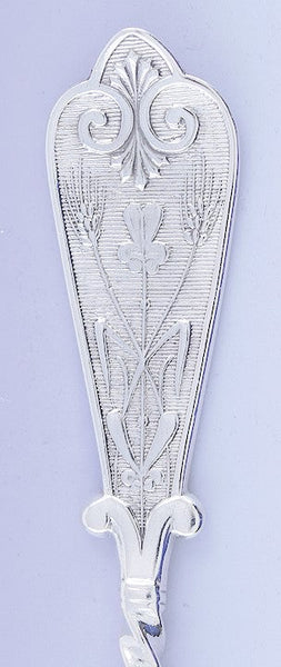 1879 Great set 5 David Andersen Norwegian Silver 7 1/2" Luncheon Forks