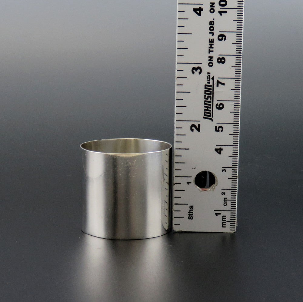 late 1800s Antique American Sterling Silver Napkin Ring Monogrammed Walters