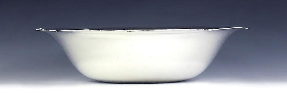 Nice Tiffany Co Sterling Silver Flower Form Bowl 1956-1965 8.25"