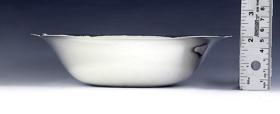 Nice Tiffany Co Sterling Silver Flower Form Bowl 1956-1965 8.25"